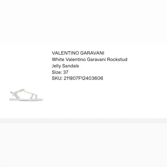 Valentino Rock-stud Jelly Sandals
